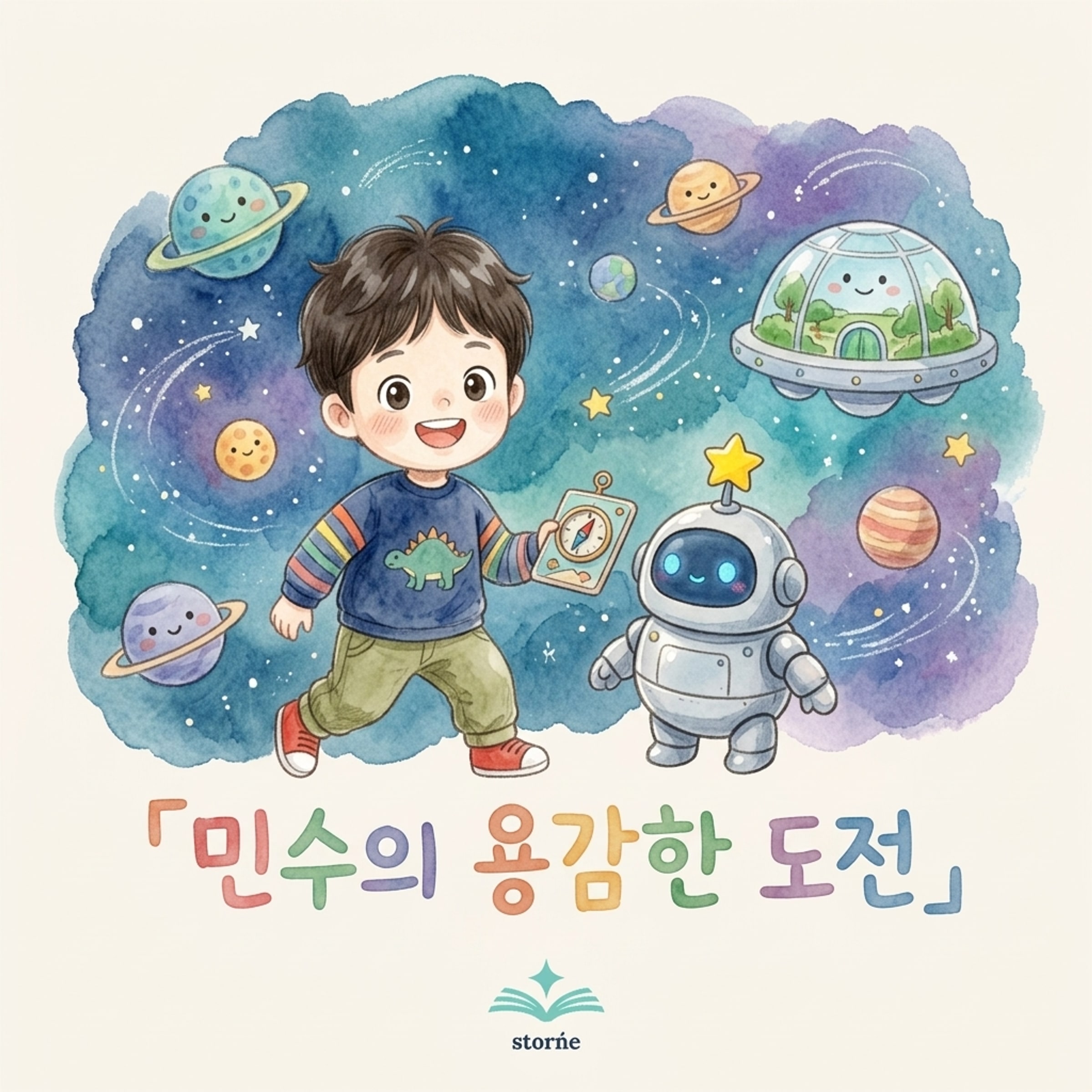 민수의 용감한 도전 표지